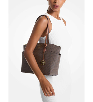 borsa-tote-marilyn-media-con-logo-marrone