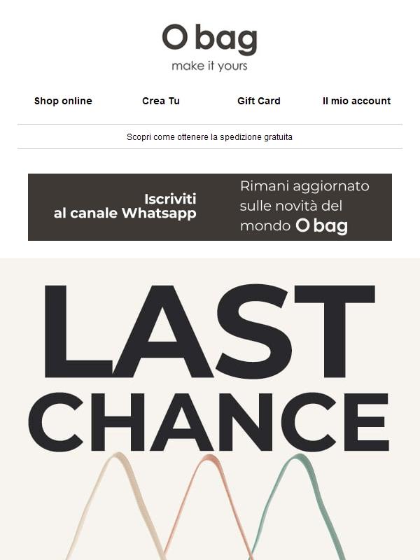 Ultimissima chance: i saldi finiscono tra 48 ore!