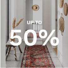 Up to 50% on runner rugs
