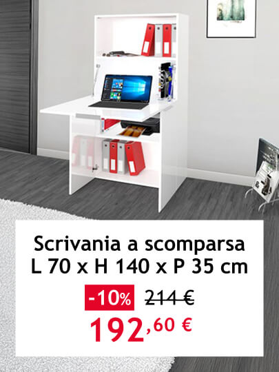 scrivania a scomparsa 