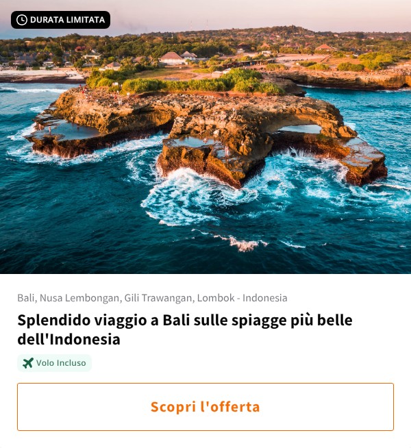 Splendido viaggio a Bali sulle spiagge più belle dell'Indonesia