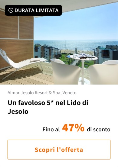 Un favoloso 5* nel Lido di Jesolo