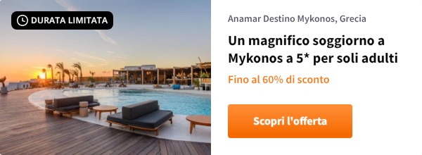 Un magnifico soggiorno a Mykonos a 5* per soli adulti