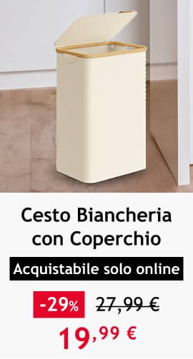 cesto biancheria con coperchio