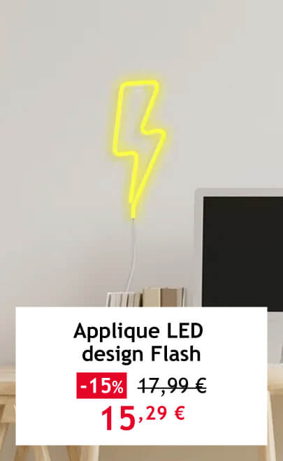applique led design flash