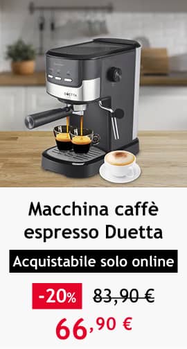 macchina caffè espresso DUETTA