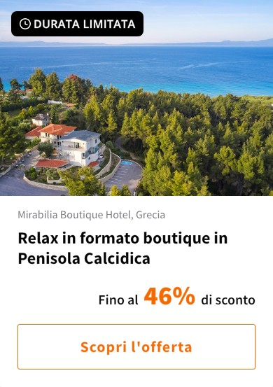 Relax in formato boutique in Penisola Calcidica