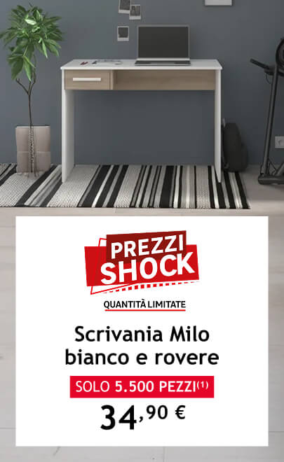 scrivania MILO rovere