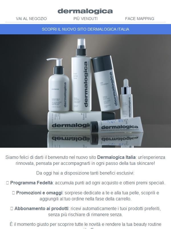 Il nuovo sito Dermalogica Italia è online ✨
