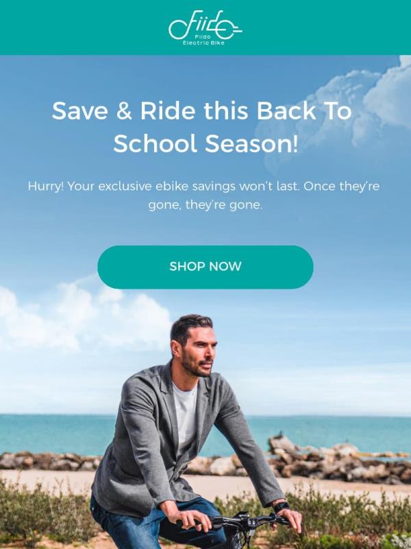 Don't miss out our ebike hot deals this Back to School Sale!