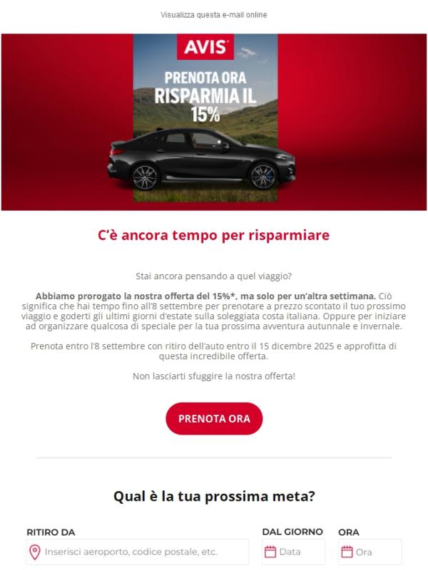 🎉 Sorpresa! L’offerta del 15% continua per un’altra settimana
