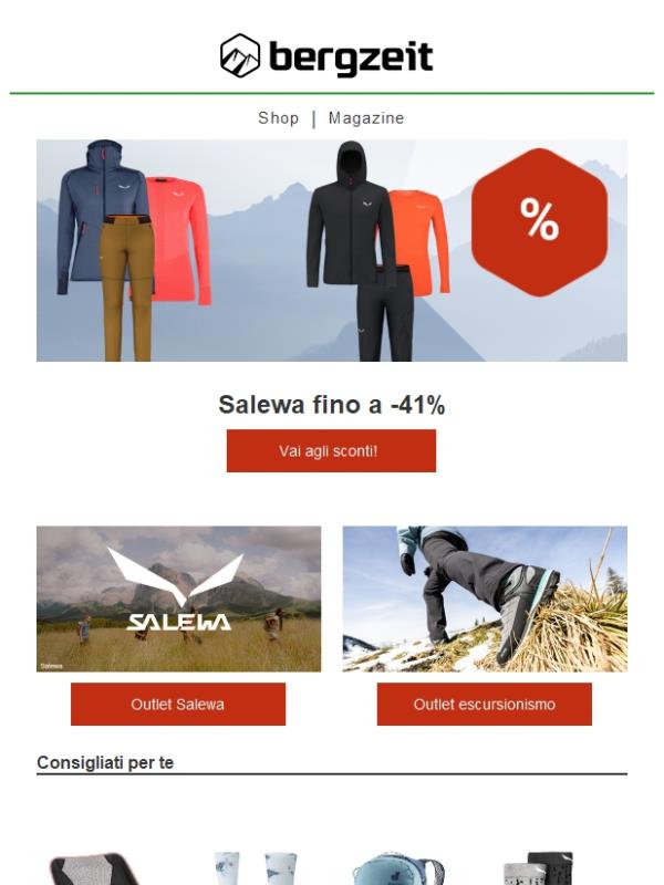 Salewa in sconto fino a -41%
