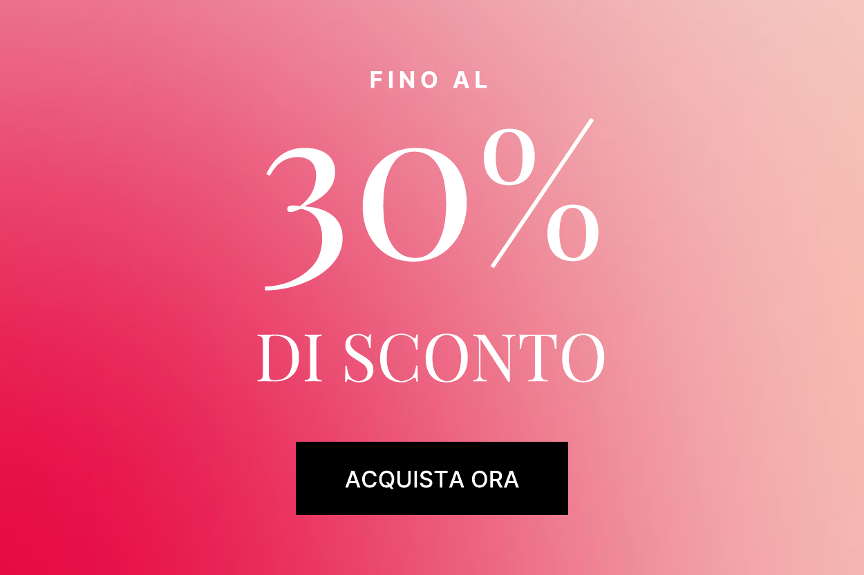 fino al 30 per cento di sconto