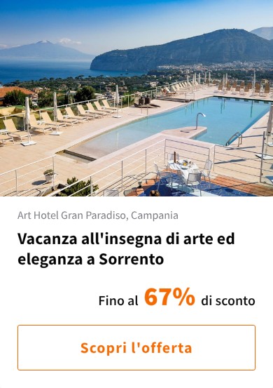 Vacanza all&#x27;insegna di arte ed eleganza a Sorrento