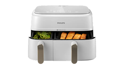 Airfryer Serie 3000 Friggitrice ad aria con doppio cestello da 9.0L