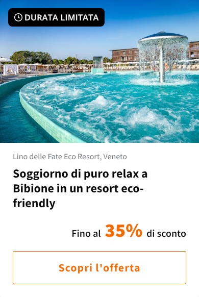 Soggiorno di puro relax a Bibione in un resort eco-friendly