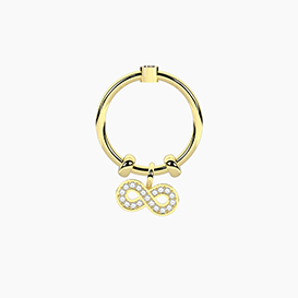 Anello SWING   con ciondolo INFINITO