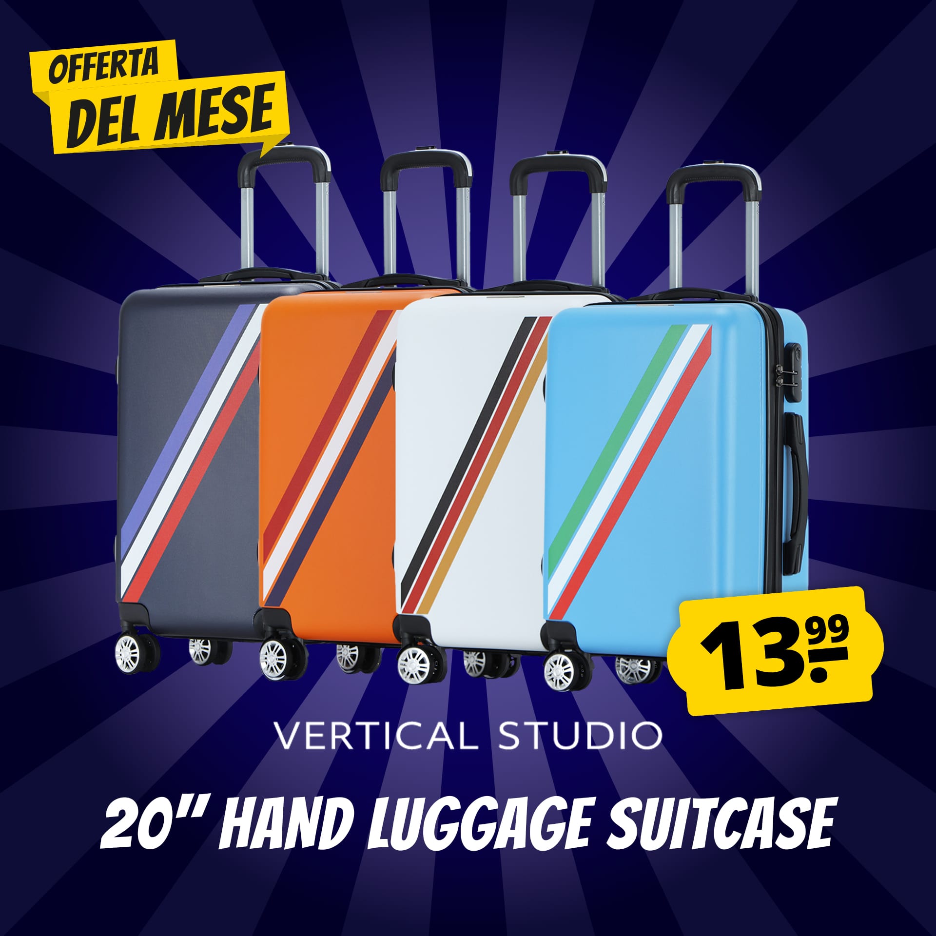 Vertical Studio Italy paesi 20 trolley bagaglio a mano
