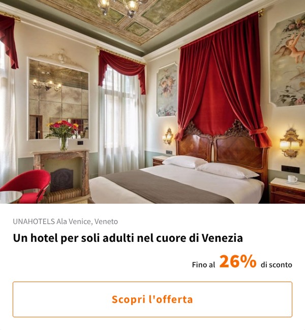 Un hotel per soli adulti nel cuore di Venezia
