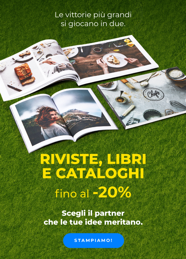 Fino al -20% su Riviste, libri e cataloghi