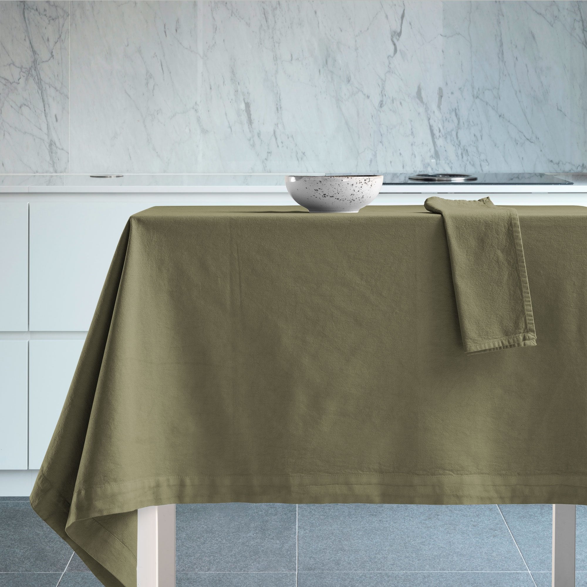 Image of Tovaglia in Puro Cotone StoneWashed <br>NO STIRO - <b>Cales