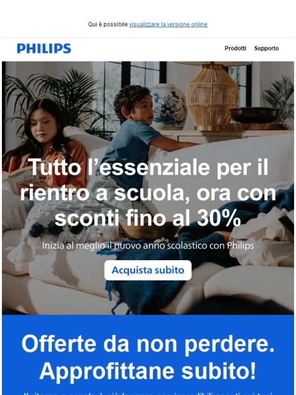 Fino al 30% di sconto sugli elettrodomestici Philips! 🏠