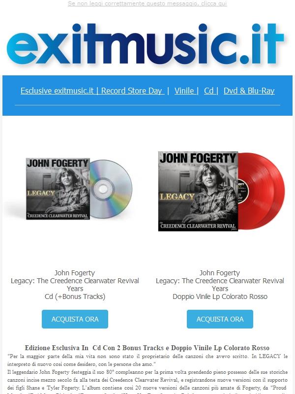 MusicZone @exitmusic.it .. Tutte Le Novità e Le Nostre Esclusive