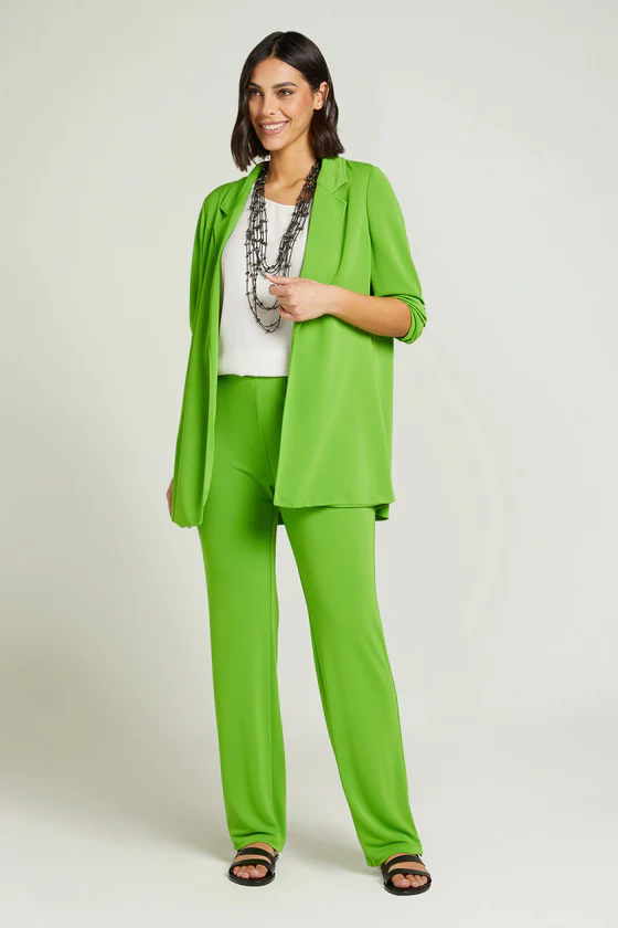 PANTALONI PULL-ON DRITTI IN JERSEY FLUIDO