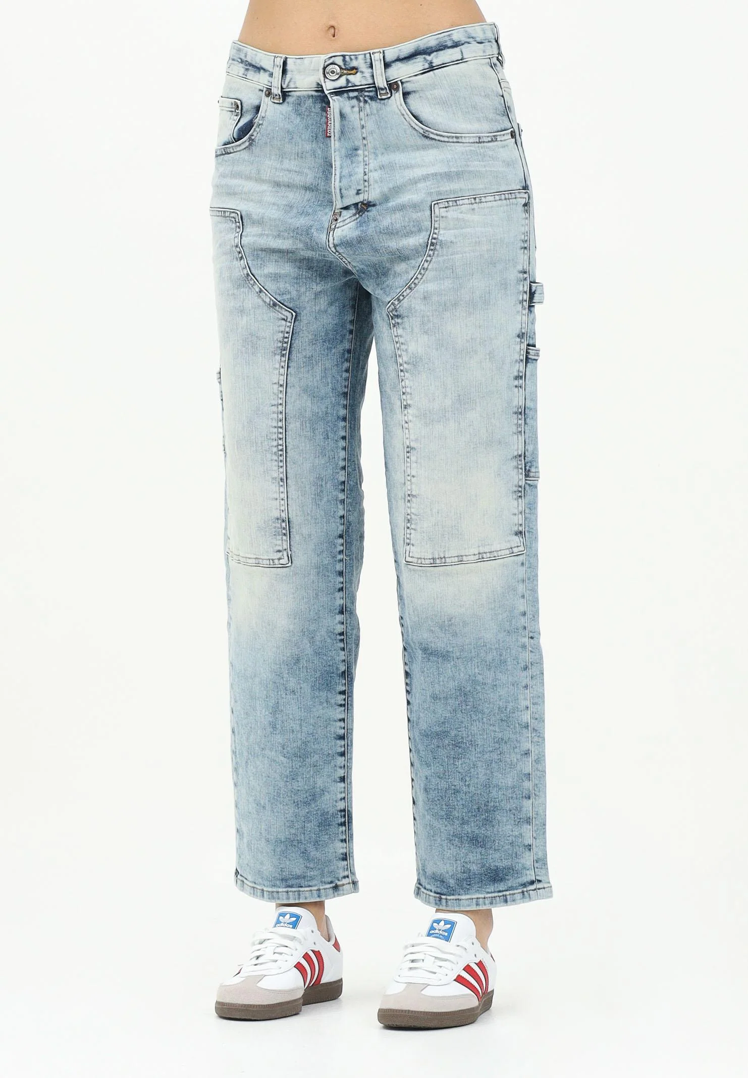 Image of DSQUARED2 Jeans in denim sfumato per donna, ragazzi e bambini