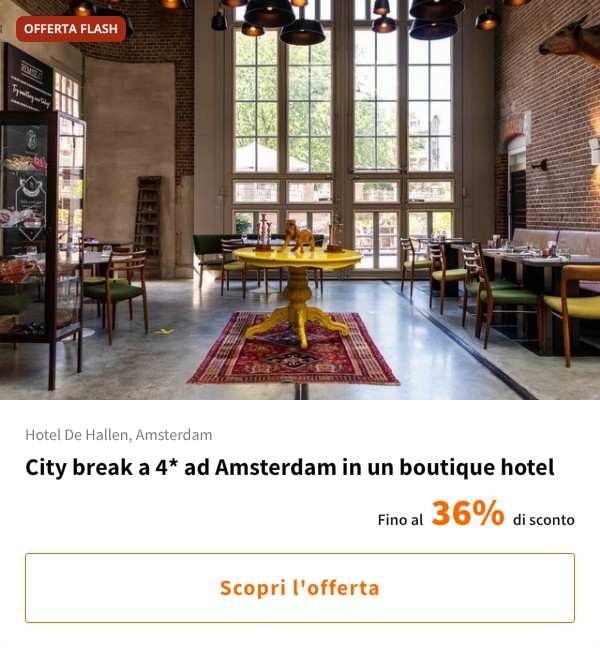 City break a 4* ad Amsterdam in un boutique hotel
