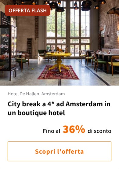 City break a 4* ad Amsterdam in un boutique hotel