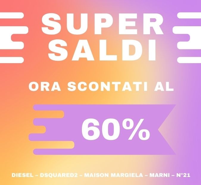 saldi 60% off