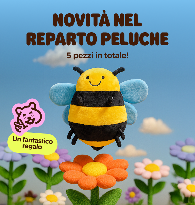  Novità nel reparto peluche - 5 pezzi in totale!