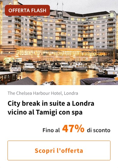 City break in suite a Londra vicino al Tamigi con spa