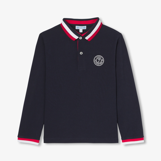 Polo in piqué di cotone bambino
