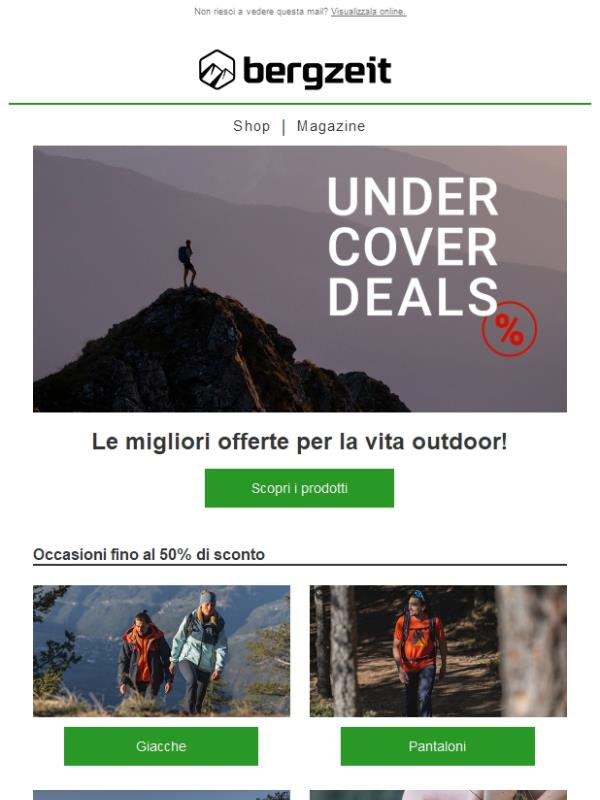 Fino a -50% su prodotti selezionati.🎉