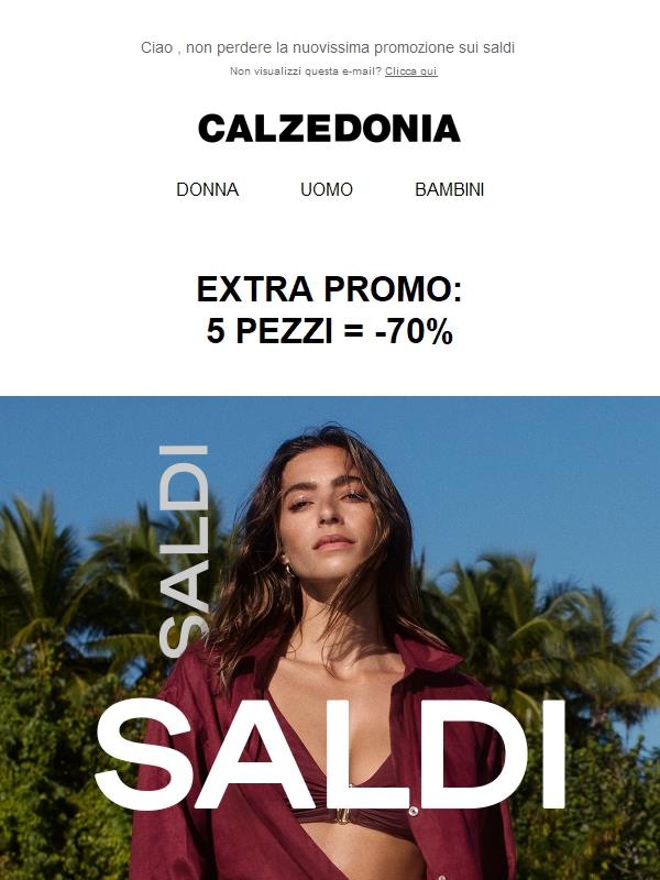 SALDI: acquista 5 costumi e ottieni il -70%