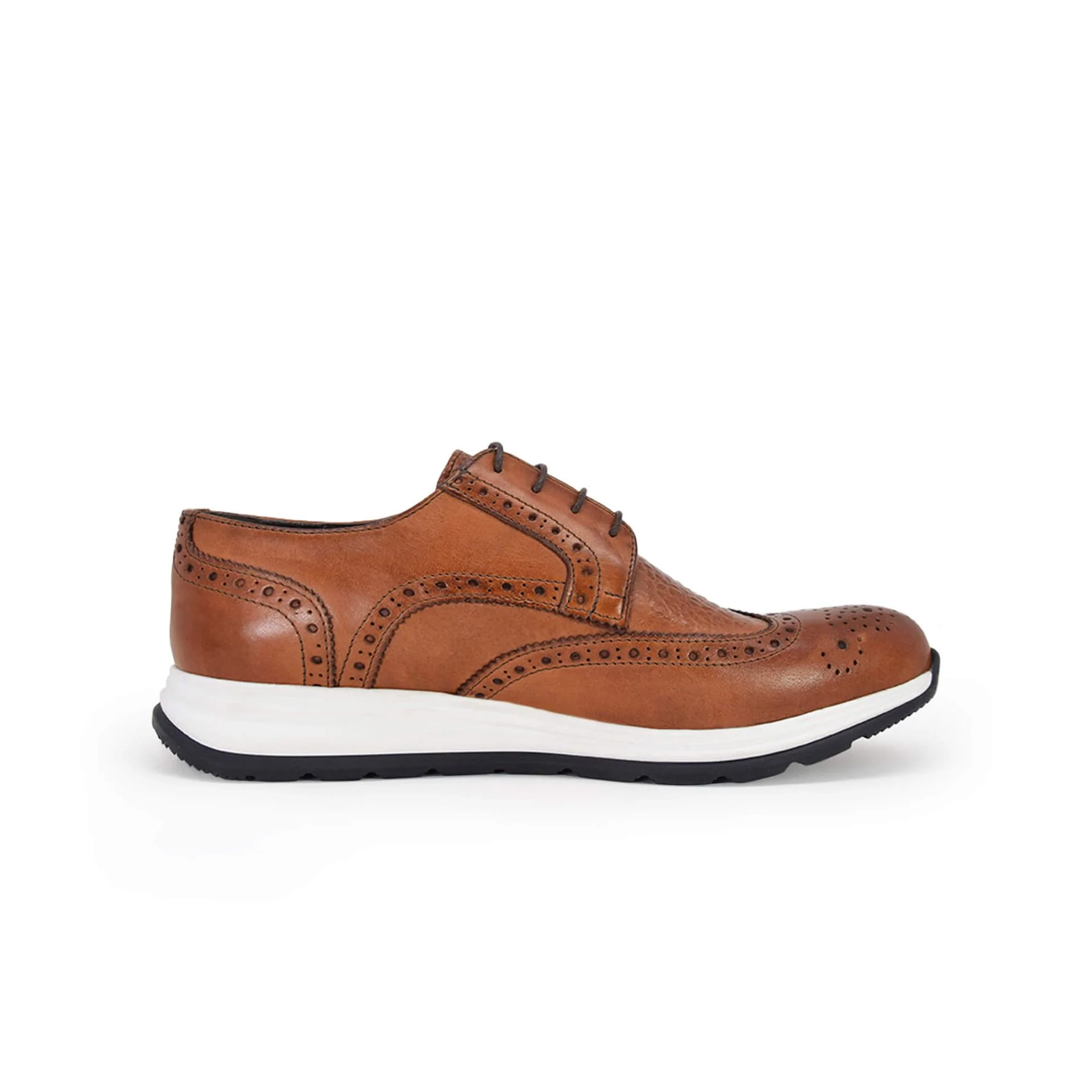 Image of Stringate da uomo in pelle marrone - Giuseppe