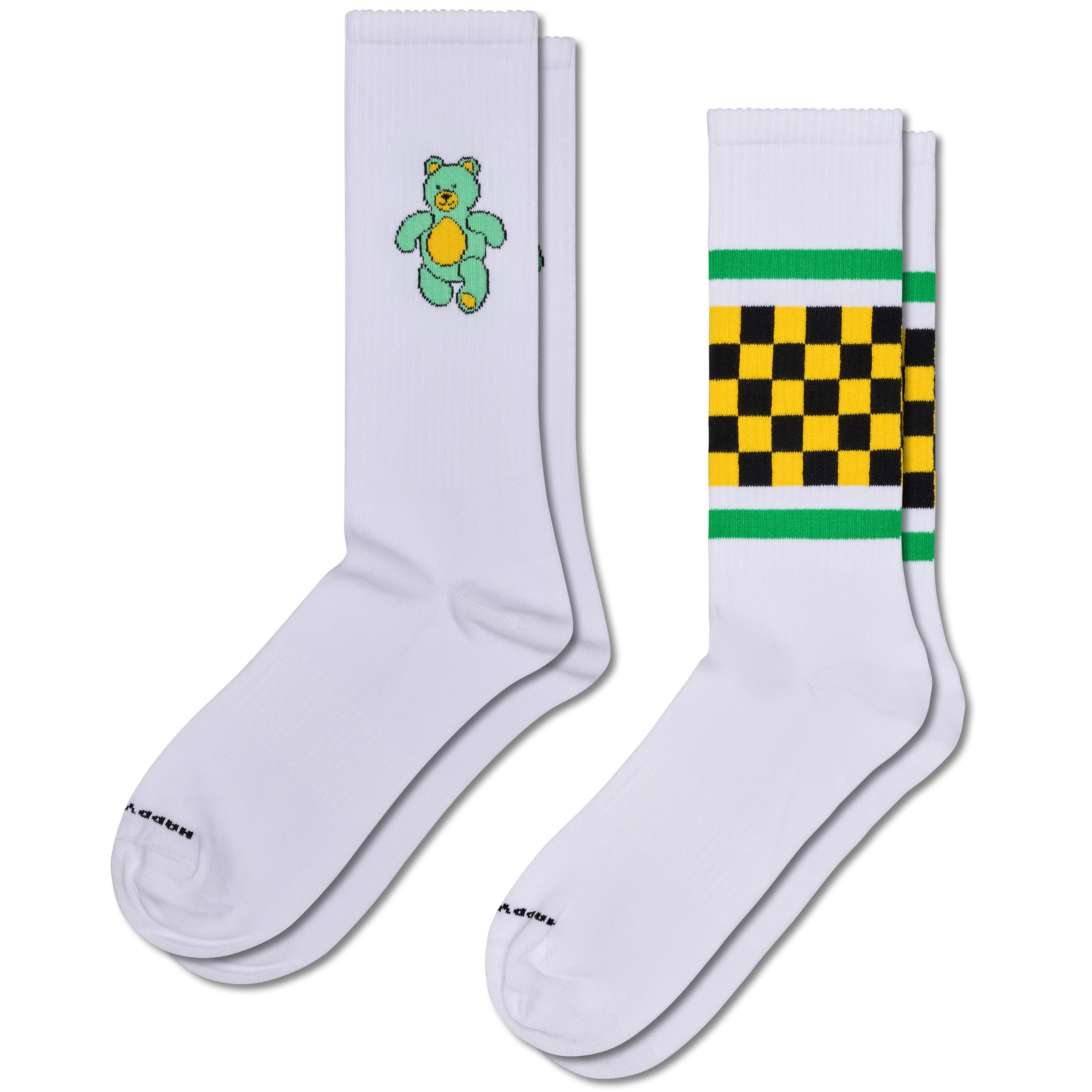 2-Pack Teddy Bear Sneaker Socks