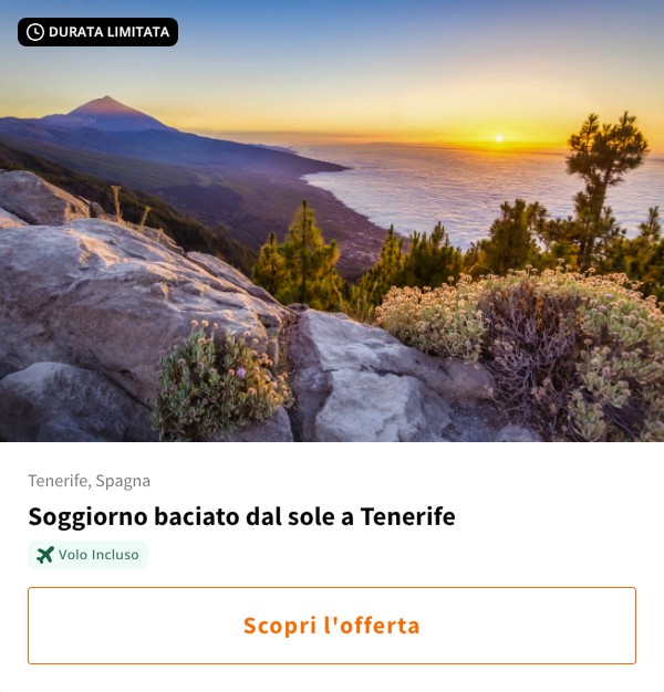 Soggiorno baciato dal sole a Tenerife