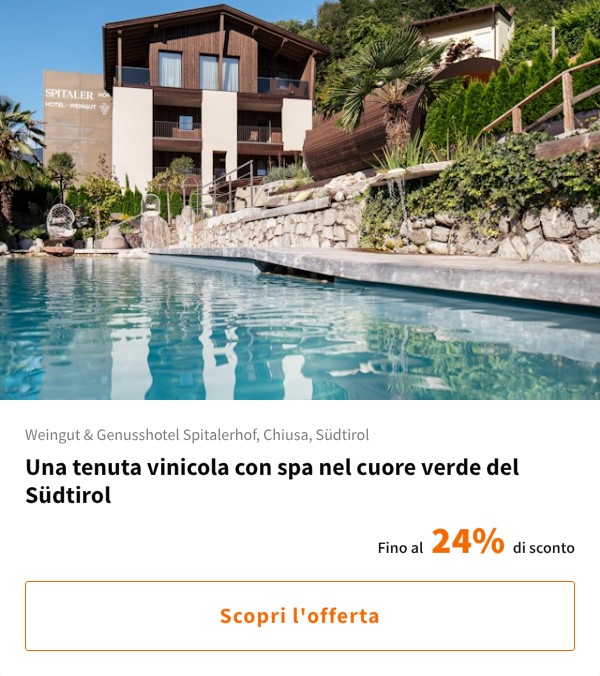 Una tenuta vinicola con spa nel cuore verde del Südtirol
