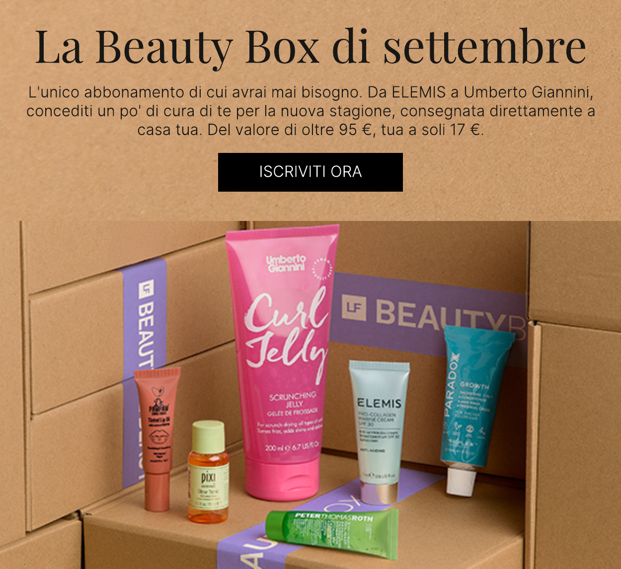 la beauty box di settembre