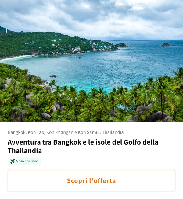 Avventura tra Bangkok e le isole del Golfo della Thailandia