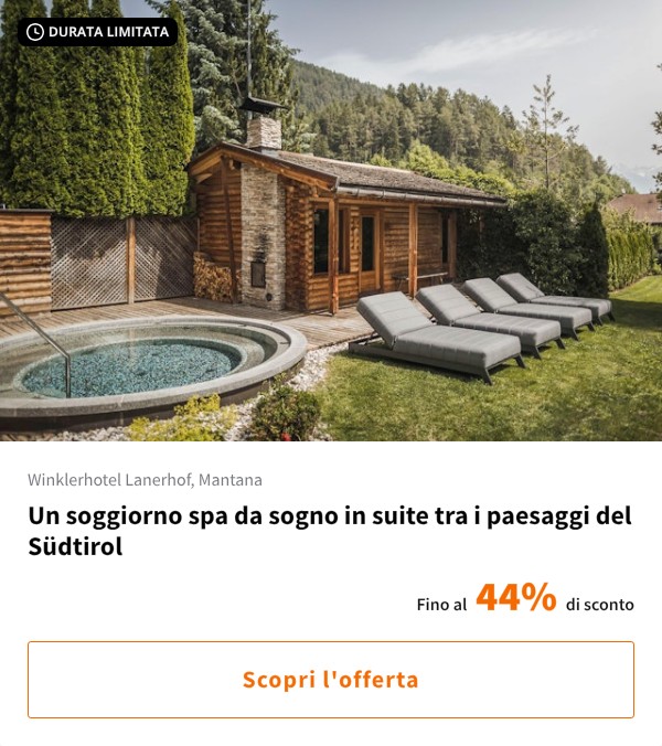 Un soggiorno spa da sogno in suite tra i paesaggi del Südtirol