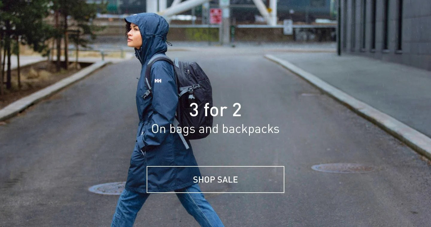 3 for 2. Bags and backpacks. SHOP SALE
