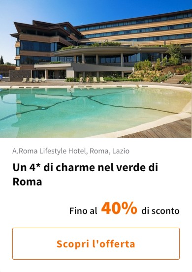Un 4* di charme nel verde di Roma