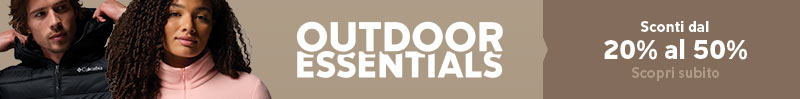 Continuano gli sconti dal 20% al 50% sui must-have per l'outdoor