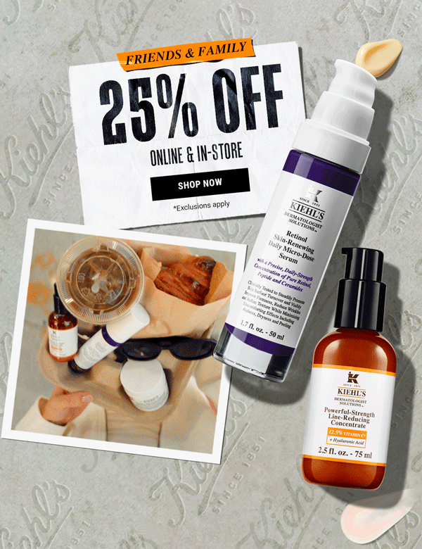 25% OFF ONLINE & IN-STORE
