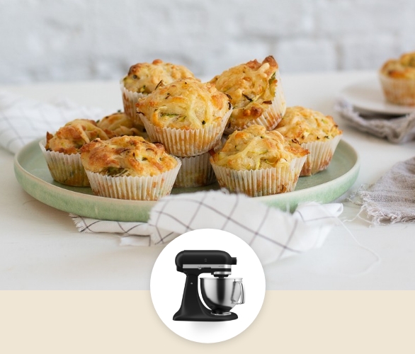 Courgette muffins