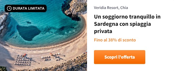 Un soggiorno tranquillo in Sardegna con spiaggia privata